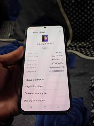 Galaxy A-54 5g Non PTA new condition.