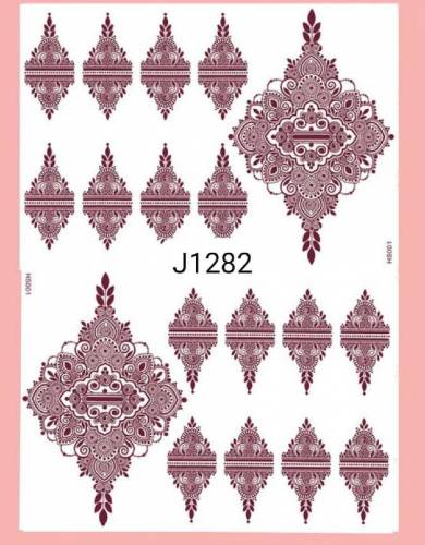 mehndi sticker self adhesive available