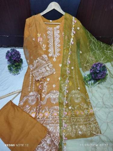 3 pcs women stitched suite