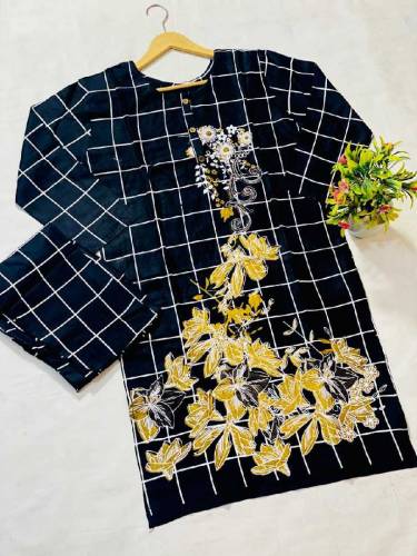 2 PCs loyal printed lawn suit