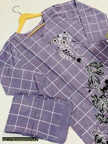 2 PCs loyal printed lawn suit