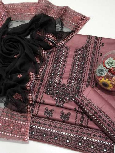 3 Pcs Ladies Suit 