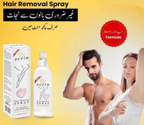 Hair removal spray