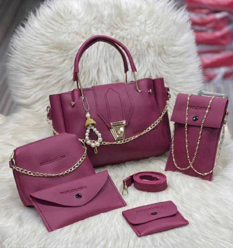 Girls' Faux Leather Handbag Set!Perfect for school