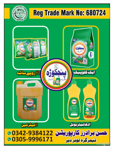 Panjkora Washing Powder and Dishwash Manufacturing 