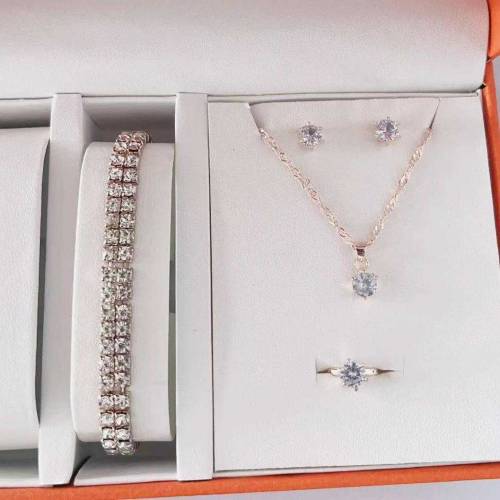 four piece necklace set