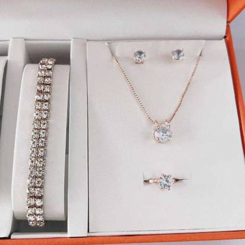 four piece necklace set
