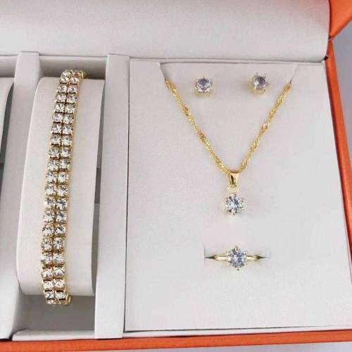 four piece necklace set