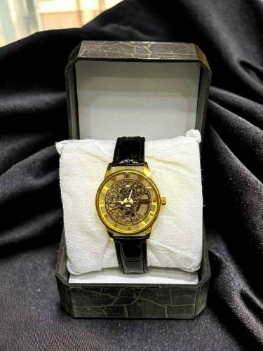 New Golden Watch For Men's ( Free Delivery )