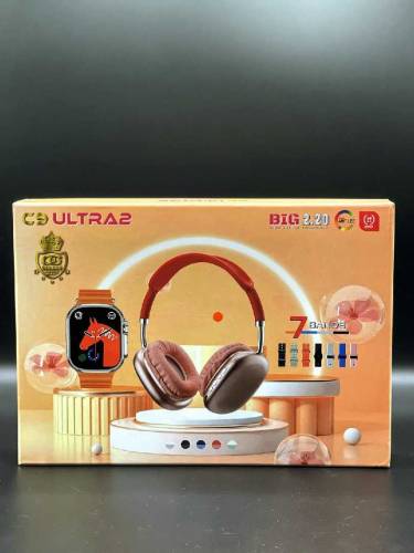 Ultra Watch With Apple Headphones ( Free Delivery )