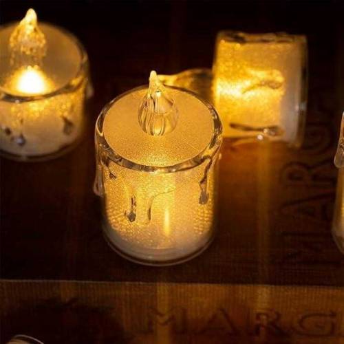 Mini LED Light Candles - 2 Pcs Flameless Ambiance Set
