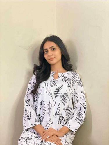 2 Pc Women's Stitched Linen Print Suit 