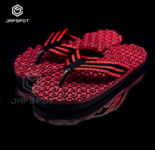 Men,s Comportble Doted Slipper Summer flip flop,jfp025,black,red