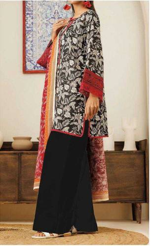 Women's Unstiched 3Pcs Suit