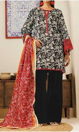 Women's Unstiched 3Pcs Suit