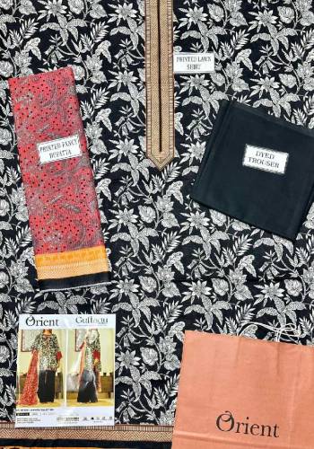 Women's Unstiched 3Pcs Suit