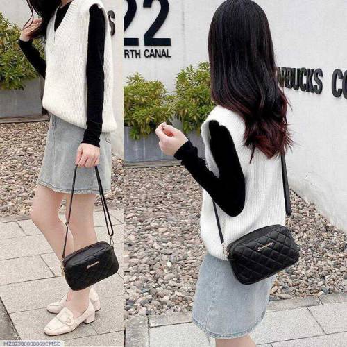 GIRLS PU LEATHER EMBROIDERY BAG