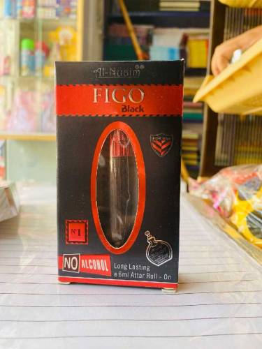 figo black 6ml al nuaim roll on perfume for men