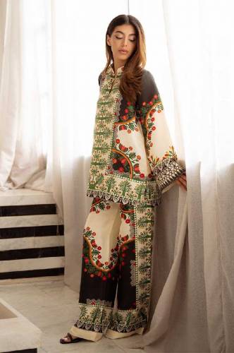 Silk Plazo 2 pc