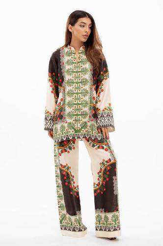 Silk Plazo 2 pc