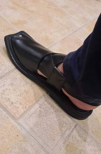 Leather Peshawari Chappal For Men
