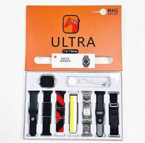 7 in 1 Ultra Smart Watch | 2.1 Inch Full HD Screen | Series 8| Wireles