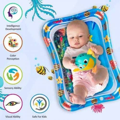Water Play Mat Inflatable PVC For Infant Tummy Time