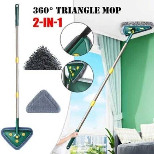 360 Degree Triangle Mop-1Pc For Effortless Cleaning