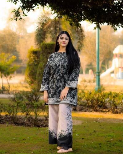 2pc women's stitched dress