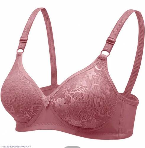 Cotton Sequins Breathable Padded Bra