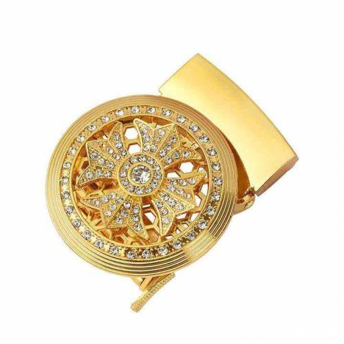 Gold Buckle Play Boy Mens Premium Belt 