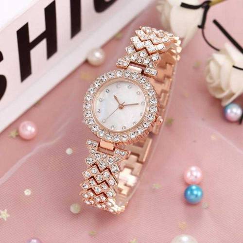 Korean fashion fashion watch two-piece suit 2PCs Women's Watch Full di