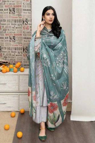 3 pcs Unstitched embroidery article 