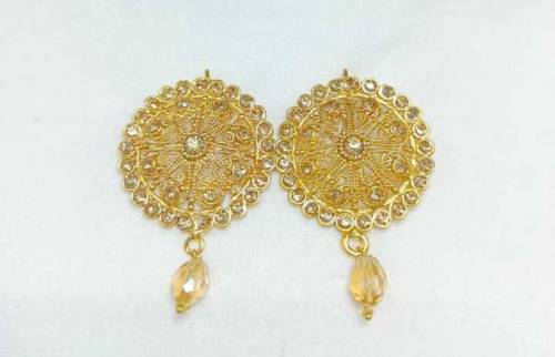 Golden Resin Polish Pair Of Tops