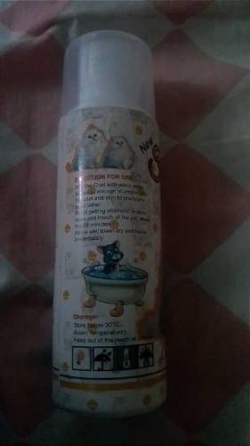 New Fur Bish shampoo for cats .