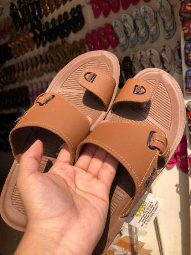 Men's PU Leather Plain Chappal