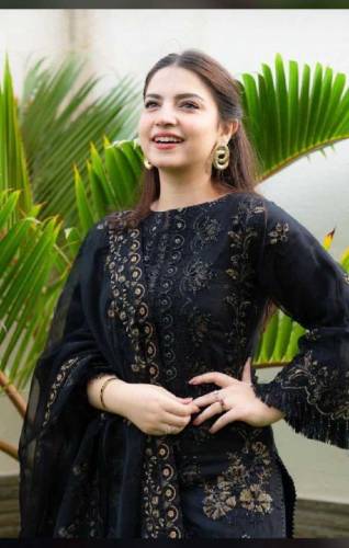 •  Shirt Fabric: Lawn•  Pattern: Embroidered