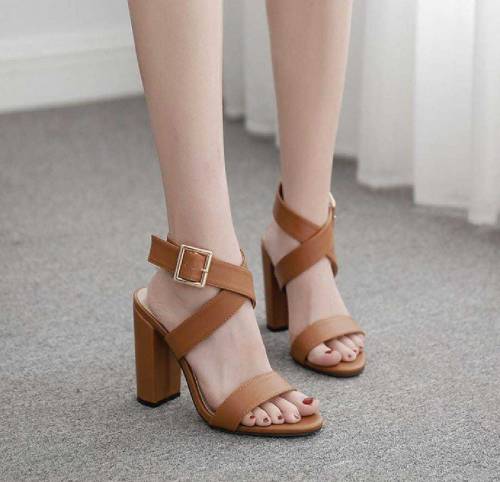 woman heel shoes high heel sandals new style summer shoes Elegant