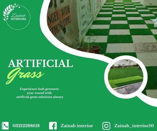 artificial grass and rainbow artificial grass 