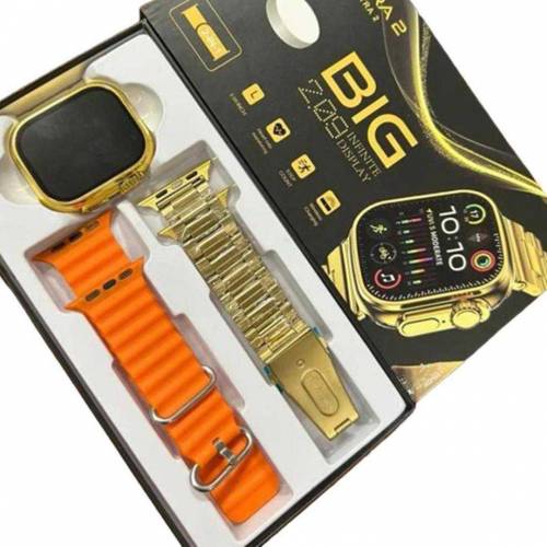 Smart Watch With Heart Rate Monitoring - 1 Pc Health Tracker in Gold
