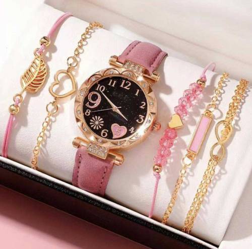 New Ladies Diamond Watch Set