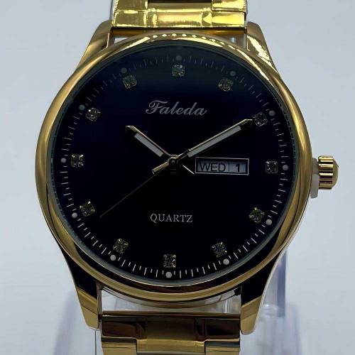 Men's Water Resistant Stainless Steel Analog Watch