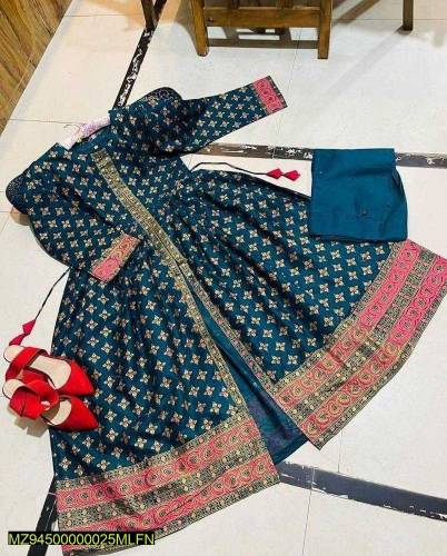 *2pc Stitched Branded girls dress*
