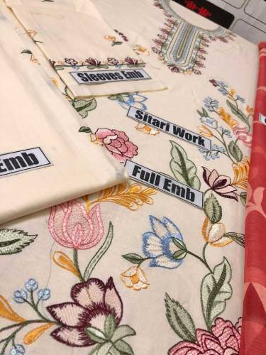 woman's collection embroidered suit