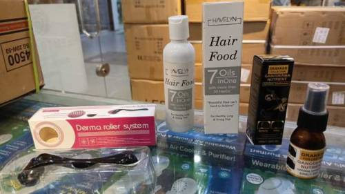 Havelyn Hair Food Oil | Derma Roller | Anti-greying Hair Serum