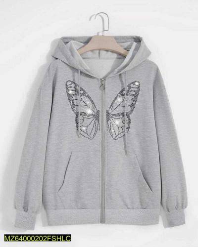 1Pcs Women Printed Hoodie Cotton 