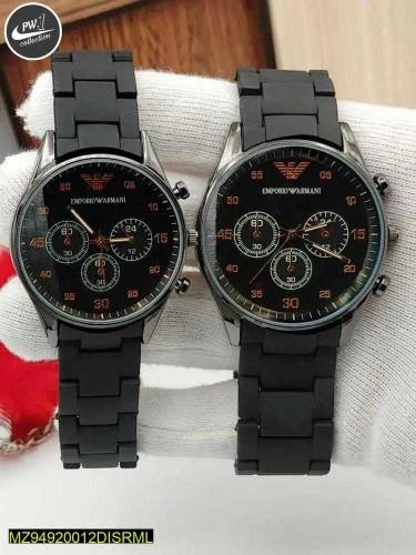 BEAUTIFUL COUPLE'S  WATCH BLACK 