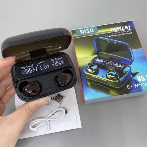 M10 TWS WIRELESS EARBUDS-Gaming Mode Free Delivery 🎉🎉🎉🔥🔥🔥💯💯💯
