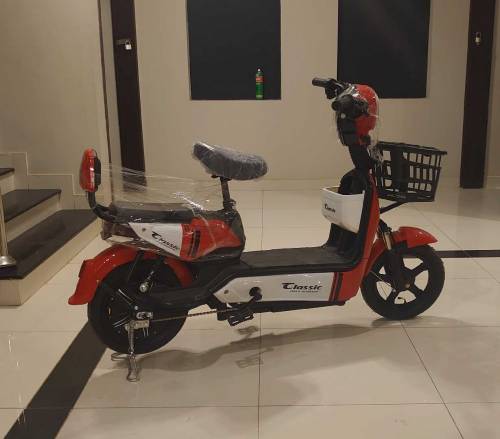 classic electric bike New very responsible Man and woman and children 