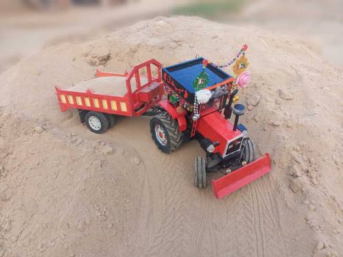 Handmade Menual Tractor 🚜  No Bargaining